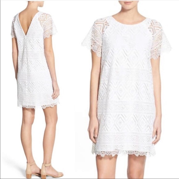 Madewell Dresses & Skirts - Madewell White Lace Shift Dress